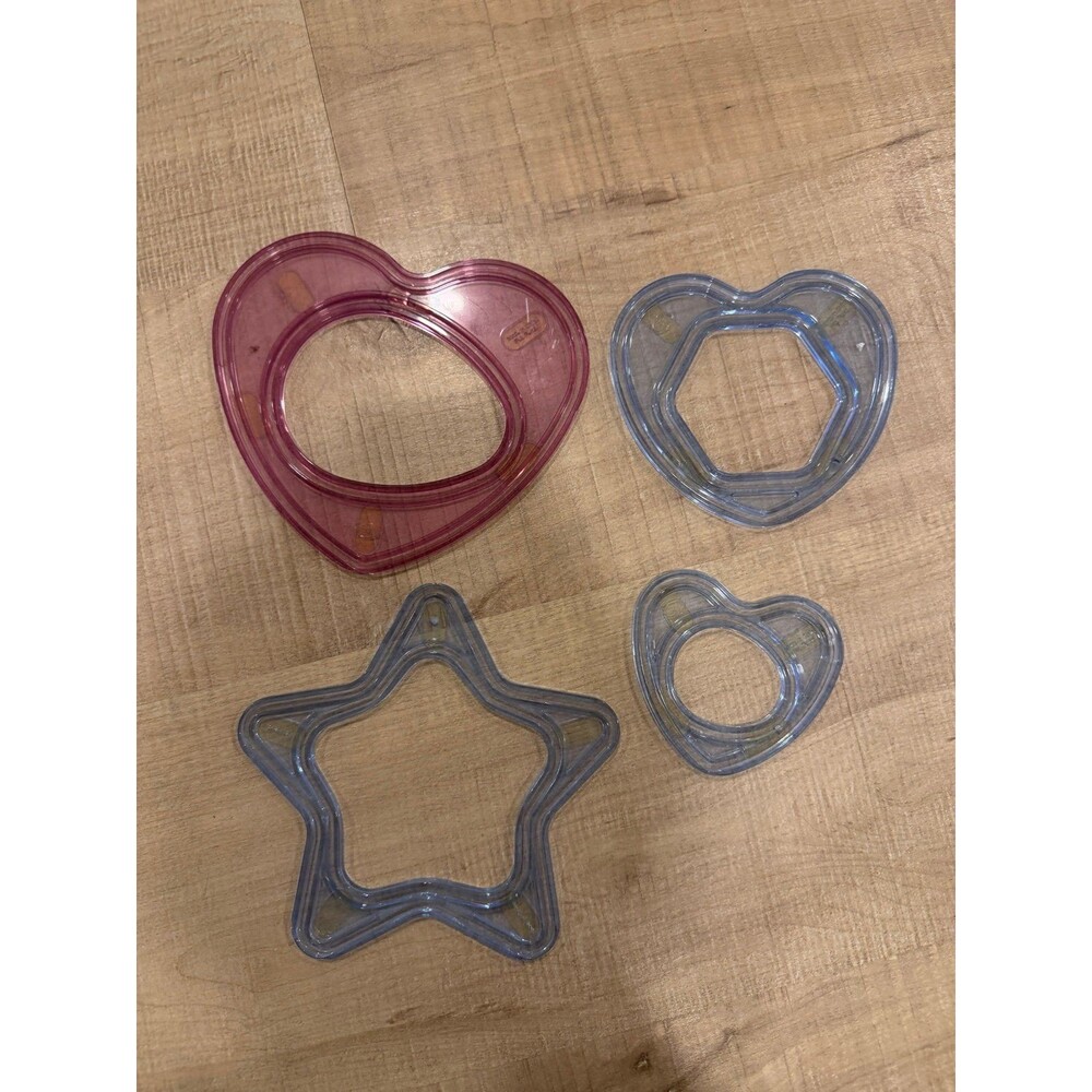 Creative Memories Custom Cutting System Hearts and Stars Template